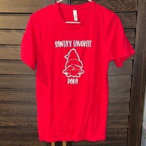 Bella Canvas Red Santa's Favorite Para Tee